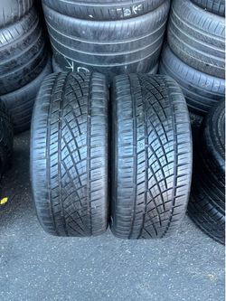 Tengo 2 llantas en muy buenas condiciones marca CONTINENTAL 245/45 ZR 19 instaladas y balanceadas por el mismo precio $135