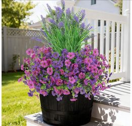 12 Bundles Artificial Flowers