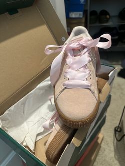 Puma Suede Sz 6c (light Pink) Shoes