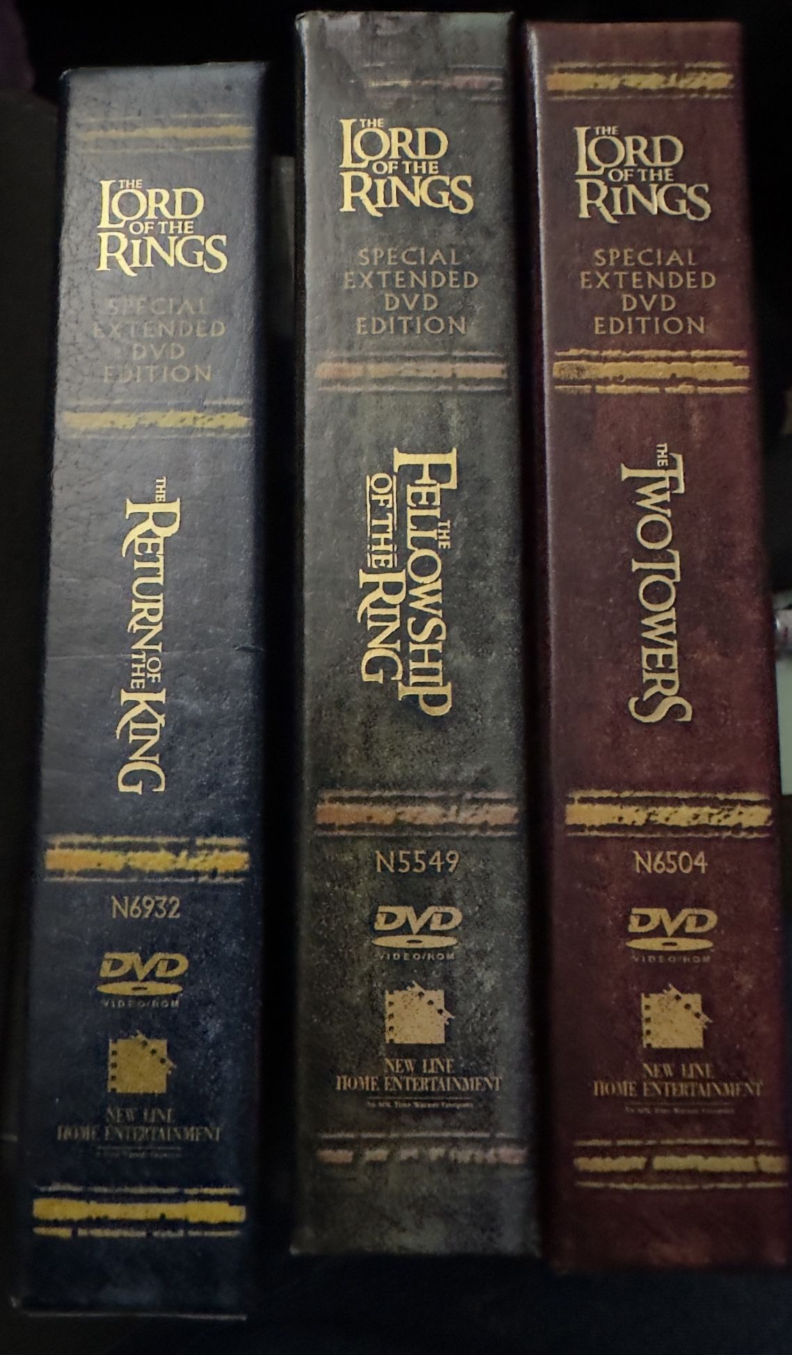 Lord Of The Rings Trilogy Special Edition DVD Set.
