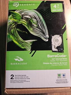 4TB BarraCuda Hard Drive