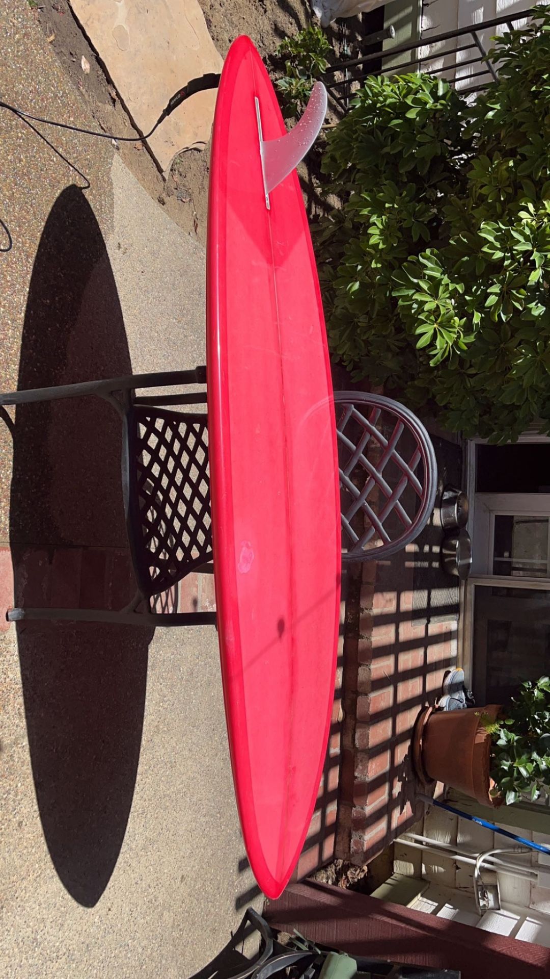 HAND MADE SURFBOARD PU 6’ 4” With Brand New Fin And Leash. READY TO SURF