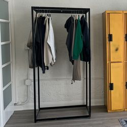 Custom Heavy-Duty Clothing Rack – Retail Store ( 3 Available )