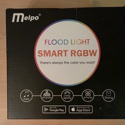 Melpo 15W Led Flood Light Outdoor, Color Changing RGB Floodlight, 120 RGB Colors, Warm White to Daylight Tunable, IP66 Waterproof