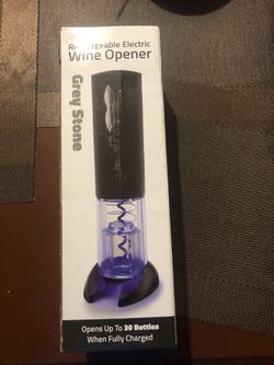 Rechargeable wine opener