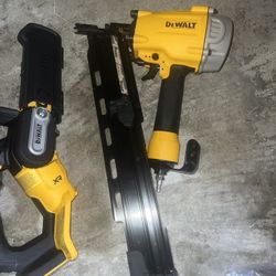 Skill Saw And Mini Chainsaw  Battery Operated 