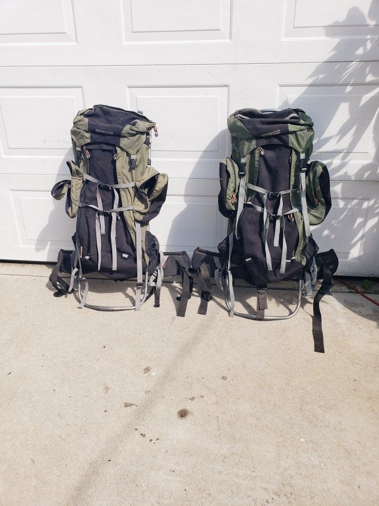 Hiking Backpack - Jansport Carson 90 Aluminum Frame - $45 Each