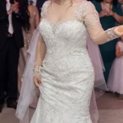Women’s Justin Alexander Wedding Dress Size Large 12