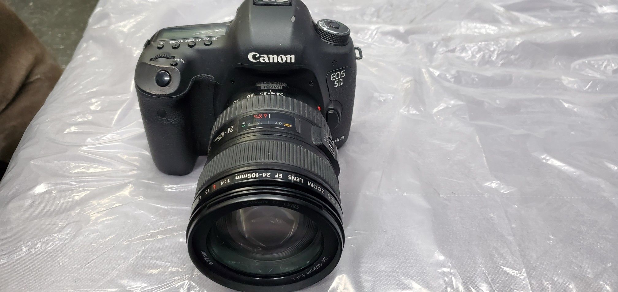 Canon 5d mark iii with lens 24-105