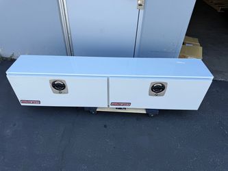 WEATHER GUARD 272-3-02 STEEL HI SIDE-WHT; Side Mount; 2 Doors; Smooth; White; Steel; 72-1/4 In Length x 13-1/4 In Width x 16 In Height