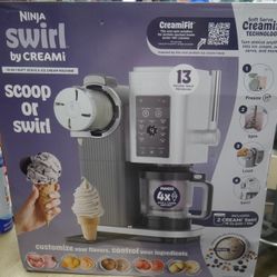 Ninja Swirl by Creami 13 in 1 Soft Serve Ice Cream Machine. new  