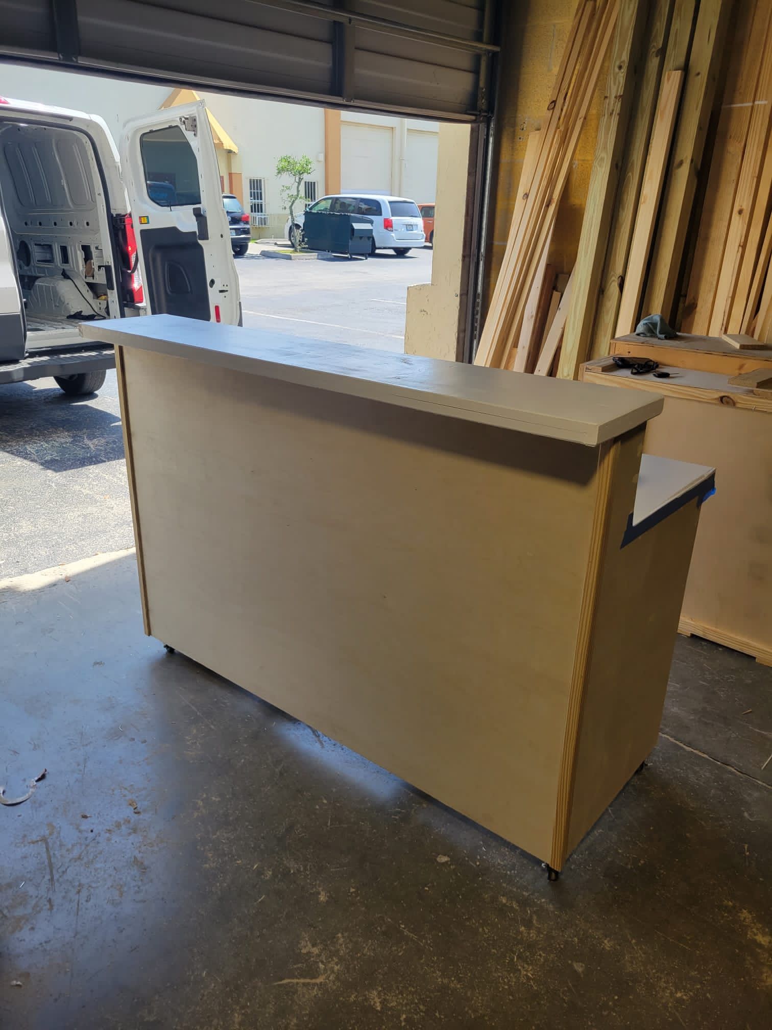 Catering Table In Wood