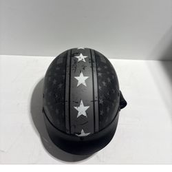 ILM Motorcycle Half Helmet With Built In Sun Visor, DOT, Barely Worn