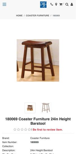 Coaster Furniture 24in Height Barstool 2 pack