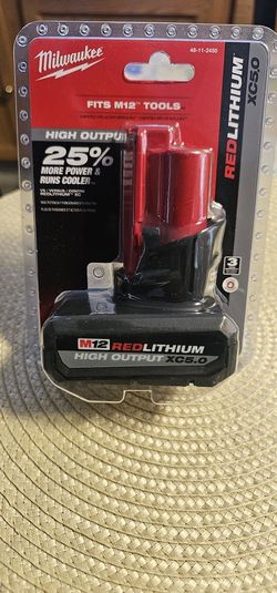 MILWAUKEE M12V REDLITHIUM HIGH OUTPUT XC5.0 BRAND NEW 