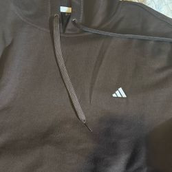 new suéter.    adidas large dark brown