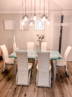 Modern Glass Dining Table