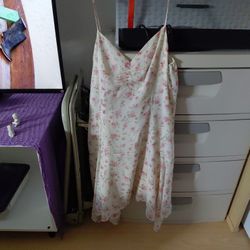 WOMAN W SL FLORAL FAIRY DR DRESS 