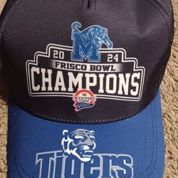 Memphis Tigers Champion Hat 2024 Frisco Bowl Football