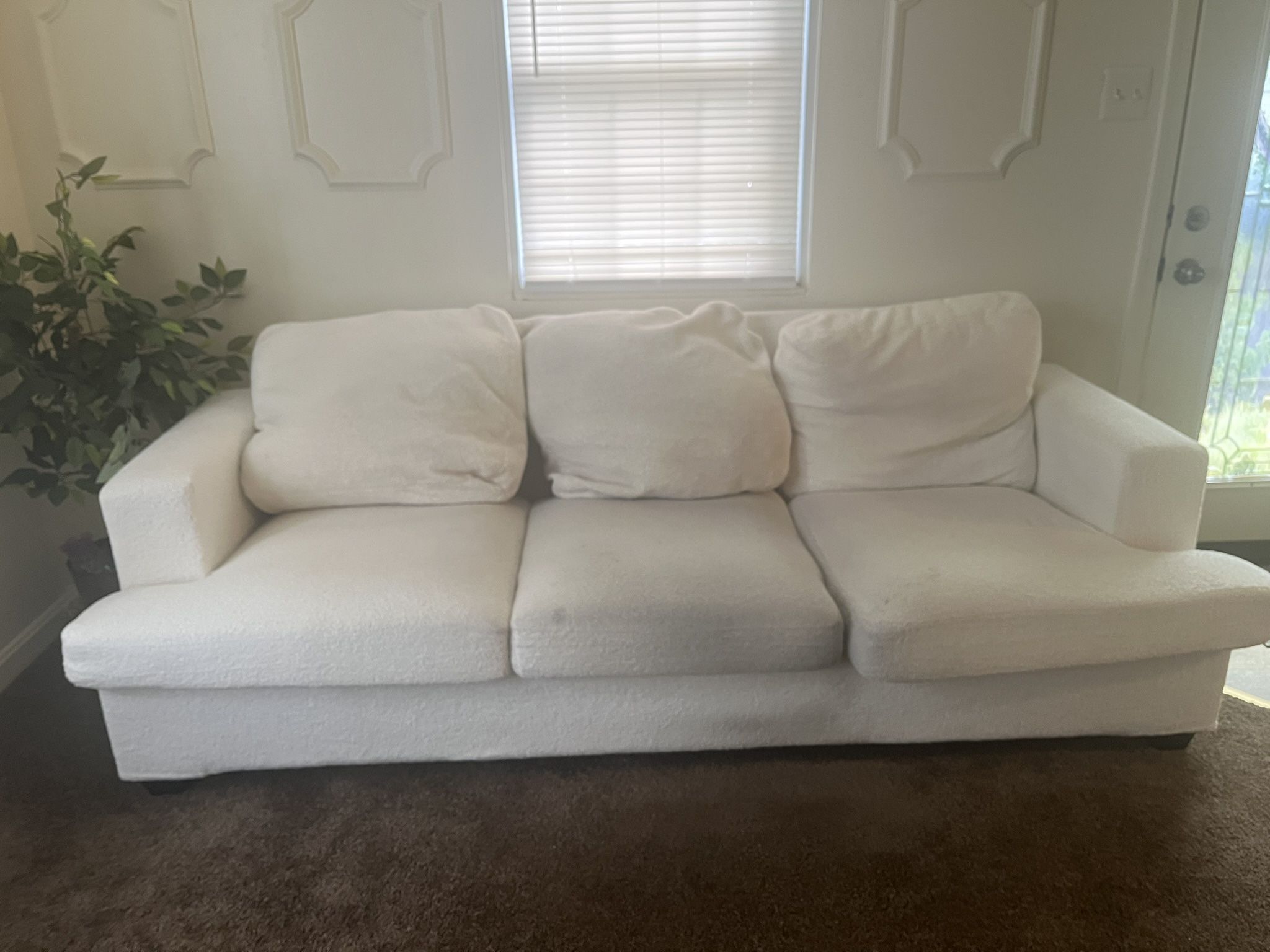 white sofa
