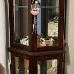 Wooden Curio Cabinet