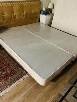 TWIN XL, 2 Box Spring Foundation and 1 Box Frame