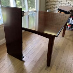 Wood dining Room Table With Leaf