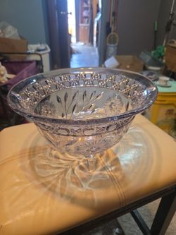 Nice large crystal bowl