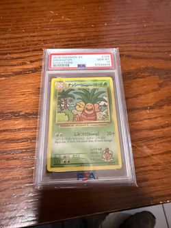PSA 10 Exeggutor 2016 Pokemon XY Evolutions #109