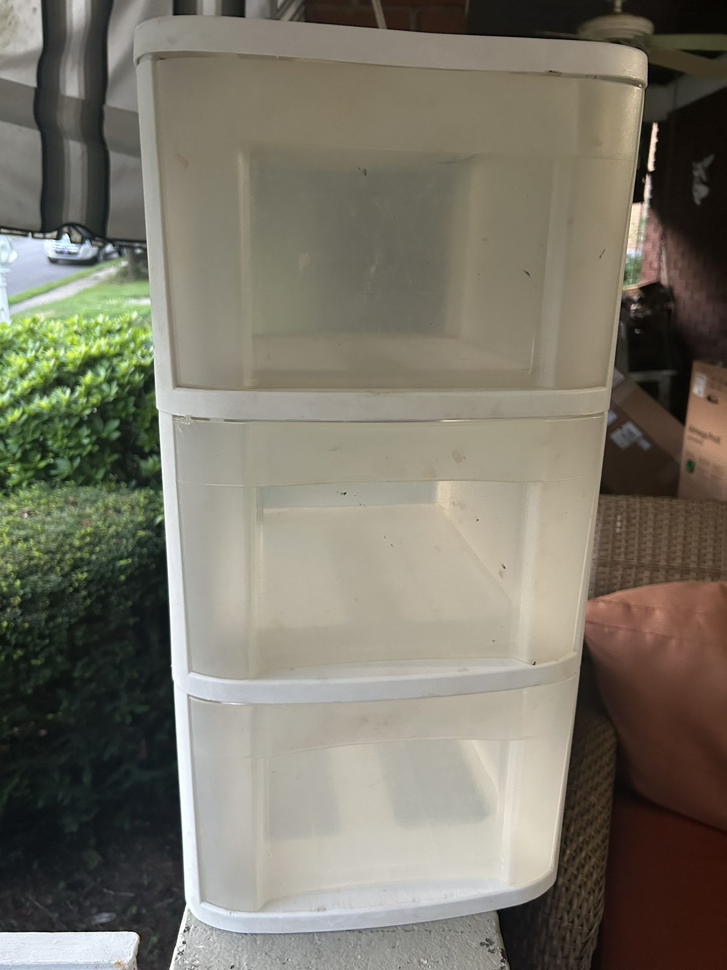 3 Drawer Plastic Organizer
