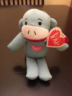 Cute Sock Monkey Plush Toy