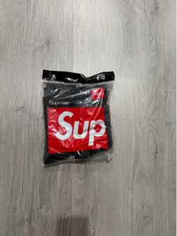 Black supreme socks