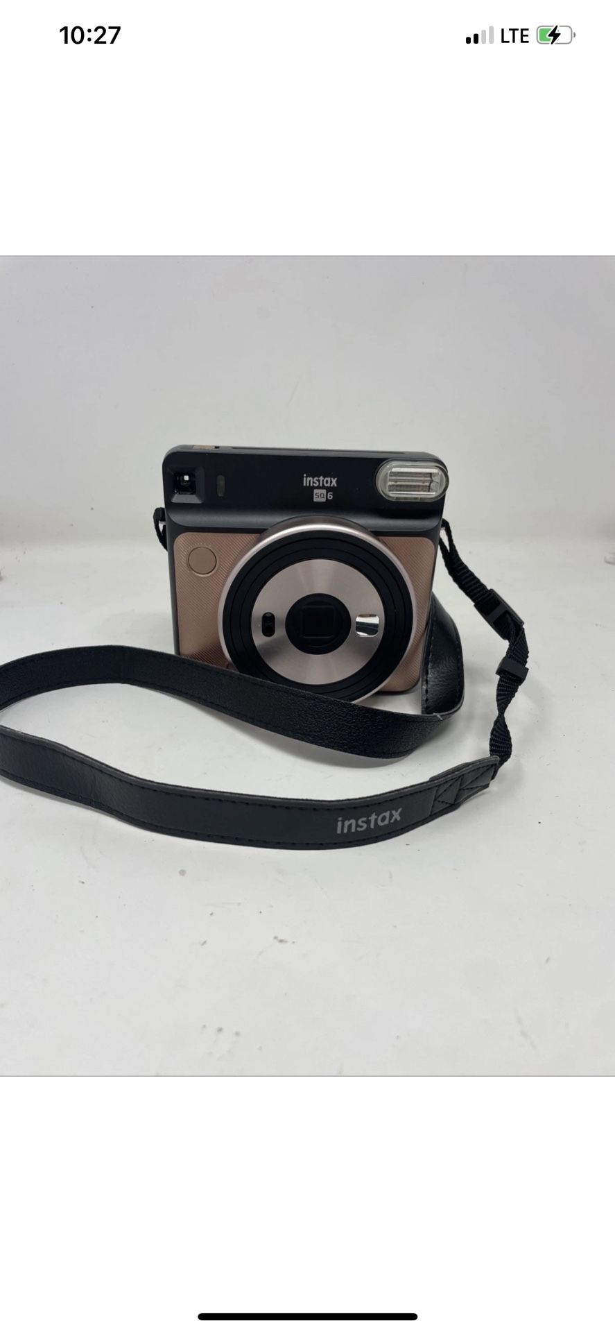 Fujifilm Instax Square SQ6 Instant Film Camera Rose W/cards *Misng Battery Cover