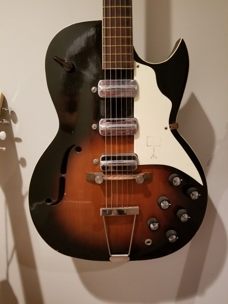 1960's Kay Speed Demon K573 Sunburst