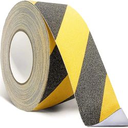 2 Inch X 98.4ft Non Slip Safety Grip Tape for Stairs Steps Black/Yellow