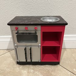 American Girl Grace's French Bakery Oven Sink Counter Storage Combination Toy Set For 18 In Dolls