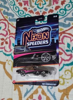 Neon speedster 62' corvette Hot Wheels