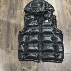 Black Moncler Puffer Vest