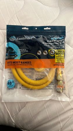 Gas range connector kit