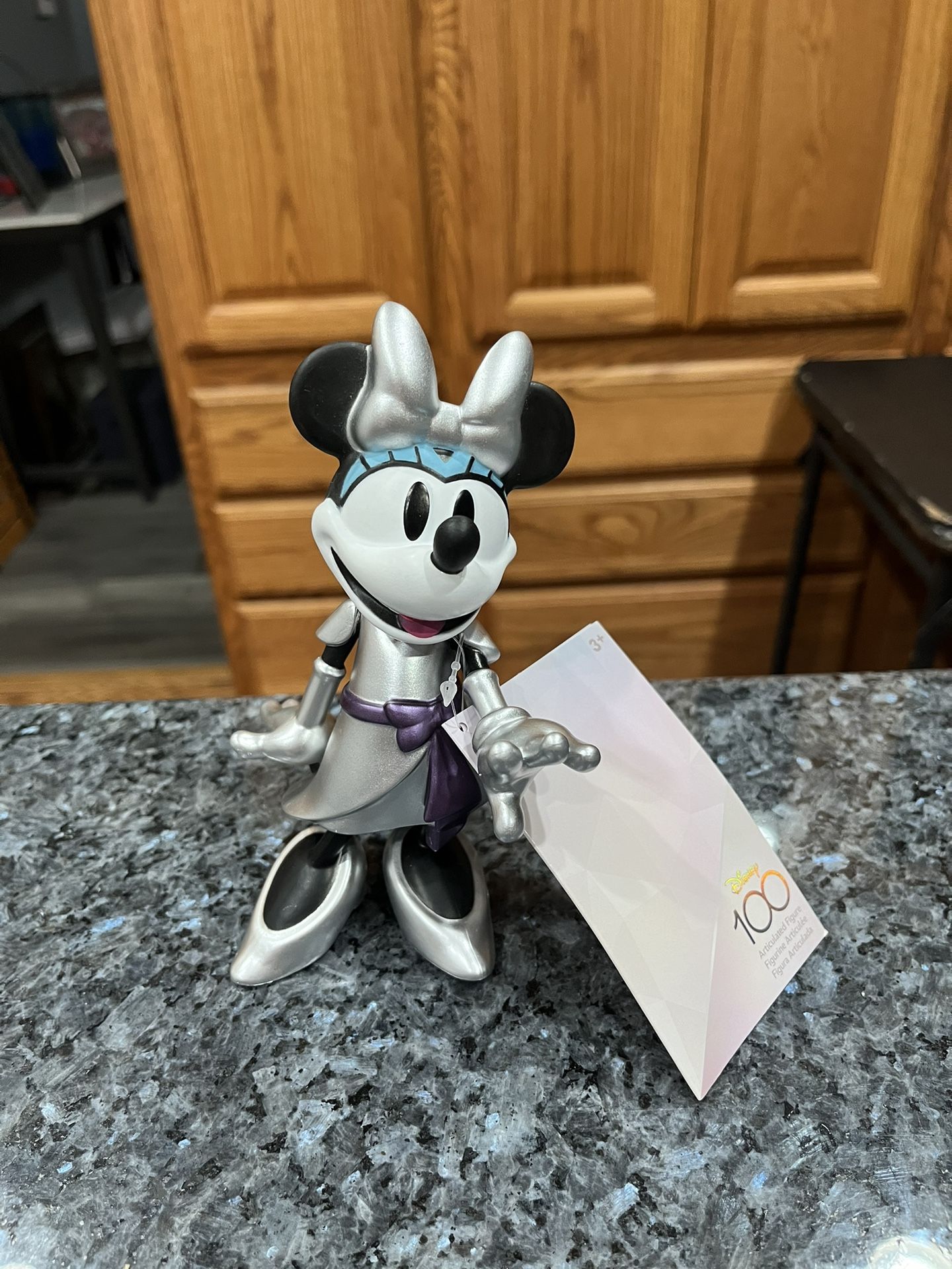 Disney 100 Years Of Wonder Minnie Mouse Articulated Figure.  Size approximately 5 inches tall.  Brand new with tags.  