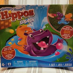 Hasbro Hungry Hungry Hippos Splash Lawn Water Toys Sprinkler Game for Kids NEW