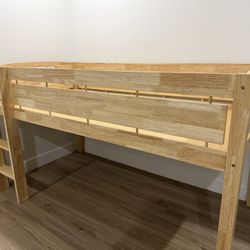 Solid Wood Twin Size Children’s Loft Bed 