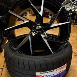 22x9 XM Wheels And Tires 265/35/22 Atlander 