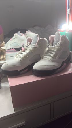 Air jordan 5’s ‘medium soft pink’