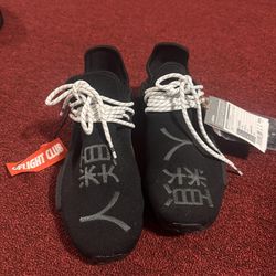 Pharrell x adidas NMD Human Race 'Black' Size 9 (no box flight club certification)