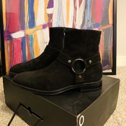 Men’s Aldo Black Sued Boots US Size 7.5