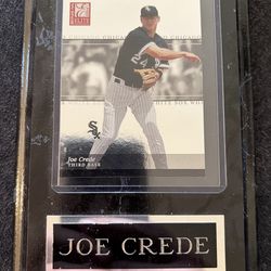 Joe Crede plaque