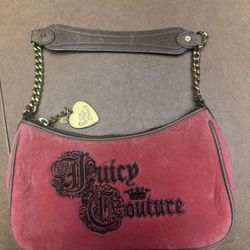 VINTAGE Pink Velvet Juicy Couture Bag