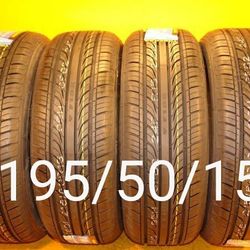 195/50/15 For Sale 4 New Tires We Service Motorcycle Tires