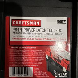 Craftsman 26” Toolbox